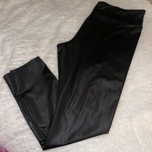 Pleather leggings